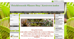 Desktop Screenshot of karnivorenversand.de
